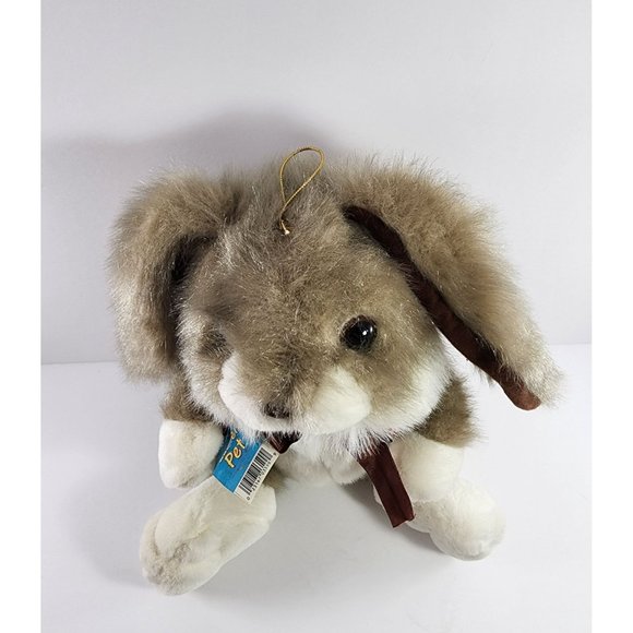 Vtg NOS Easter Unlimited Easter Pet Plush Bunny Rabbit 12" Stuffed Animal Rare - Picture 14 of 14